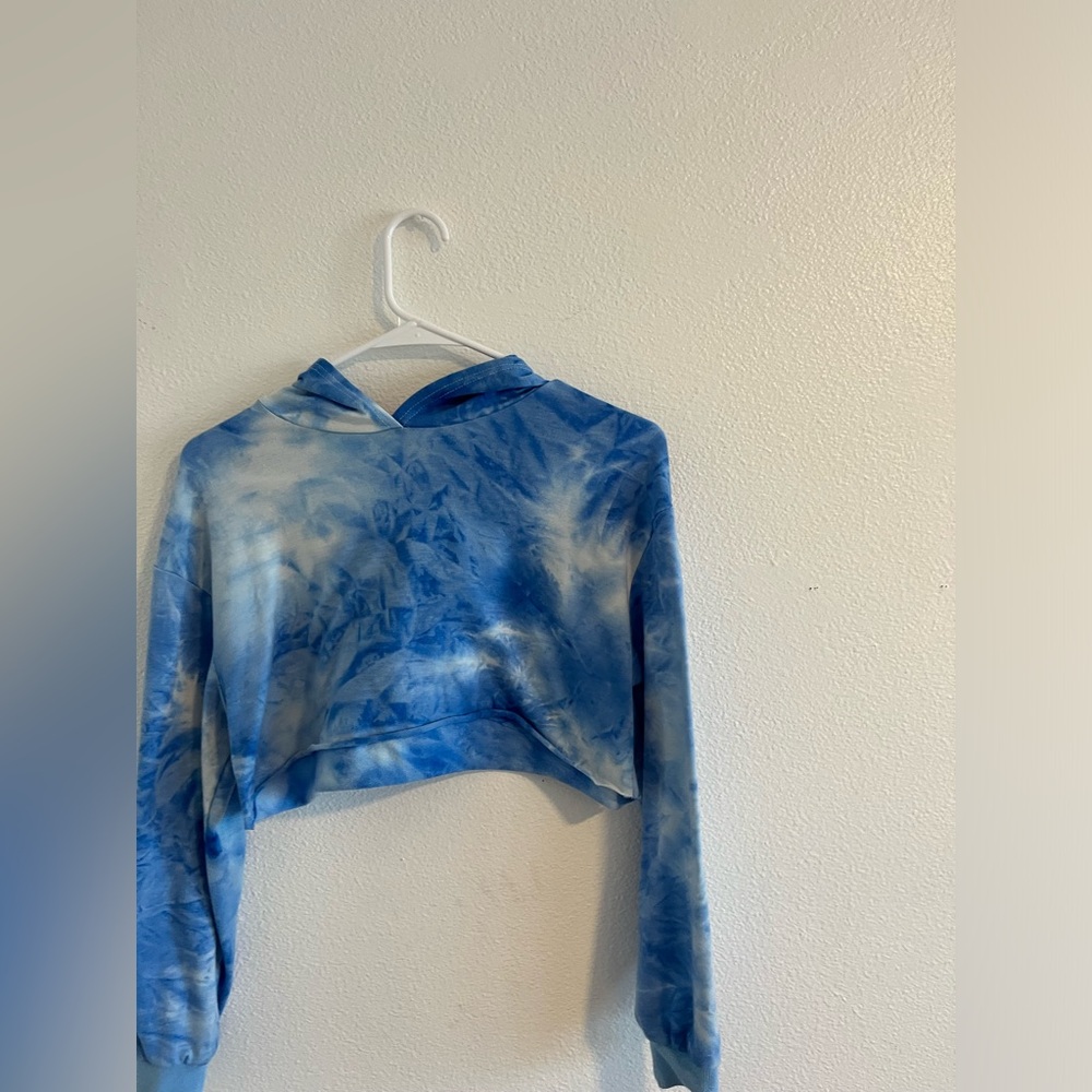 Tie Dye Cropped Hoodie Size 12 Girls